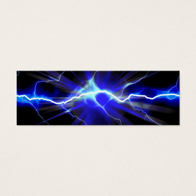 Blauer Blitz oder Strom (Vorderseite)