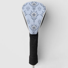 Blauer Blümchen Golf Headcover