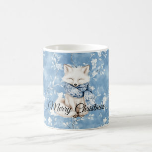 Blauer Blumen Fuchs Kaffeetasse