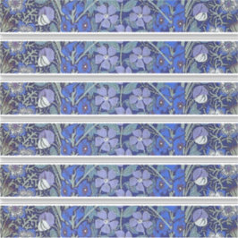 Blauer Blumenaufkleber Aufkleber