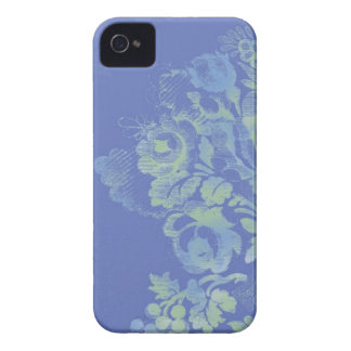 Blauer BlumeniPhone 4/4S Kasten iPhone 4 Case-Mate Hülle