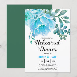 Blauer Blumenkohl Hochzeitsessen Probe Einladung