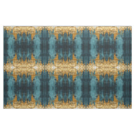 Blauer Blumenstoff Nahtloses Muster Boho Modern Stoff