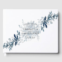Blauer Blumenstrauch Gästebuch