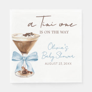 Blauer Bogen Espresso Martini Baby Shower Serviette