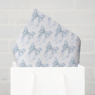 Blauer Bogen Seidenpapier