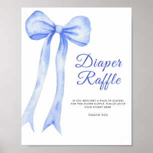 Blauer Bogen - Windelraffelposter Poster