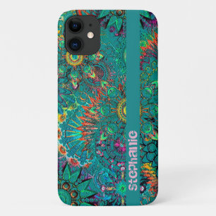 Blauer Boheminan Boho Hippie Pattern Case-Mate iPhone Hülle