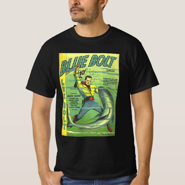 Blauer Bolzen T-Shirt (Vorderseite)