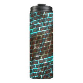 Blauer brauner Rost, Kratzer, kleiner Stein oder G Thermosbecher