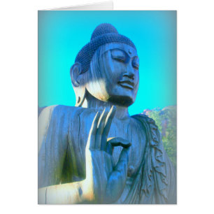 Blauer Buddha