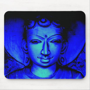 Blauer Buddha Mousepad