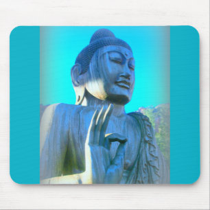 Blauer Buddha Mousepad