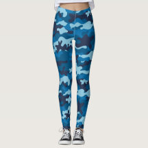 Blauer Camouflage