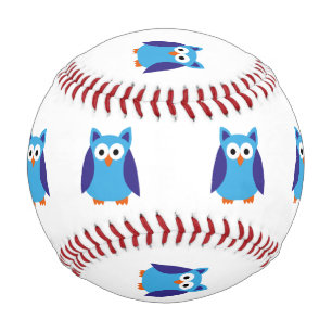 Blauer Cartoon Baseball