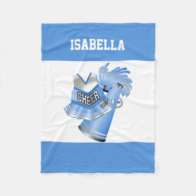 Blauer Chef Fleece Blanket (Vorderseite)