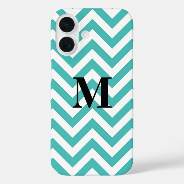 Blauer Chevron mit Monogramm title_seo2 (Rückseite)