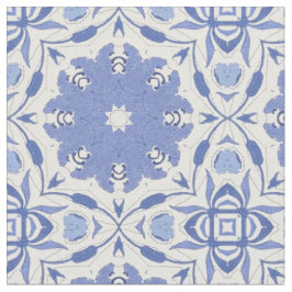 Blauer Chinoiserie viereckiger Dekorator Fabric Stoff