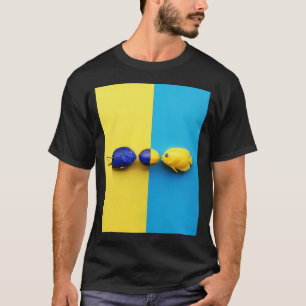 Blauer Chirurgenfisch und gelber Engelfisch T-Shirt