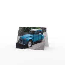 Blauer Citroën 2CV