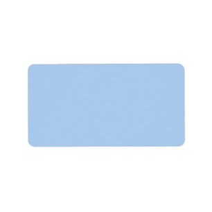 Blauer Cornflower Blau Farbe Adressaufkleber