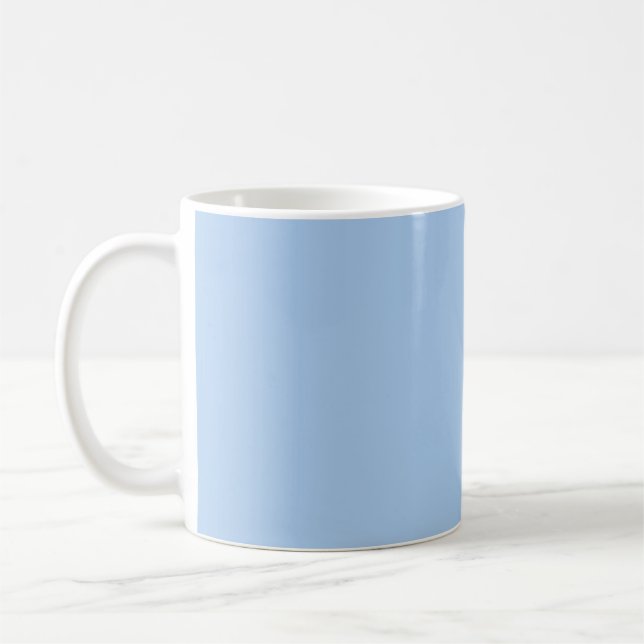 Blauer Cornflower Blau Farbe Kaffeetasse (Links)