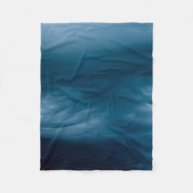 Blauer Cumulus Fleecedecke (Vorderseite)