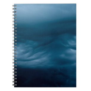 Blauer Cumulus Notizblock