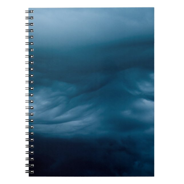 Blauer Cumulus Notizblock (Vorderseite)