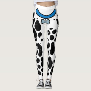 Blauer Dalmatiner Kostüm Funny Halloween Hund Männ Leggings