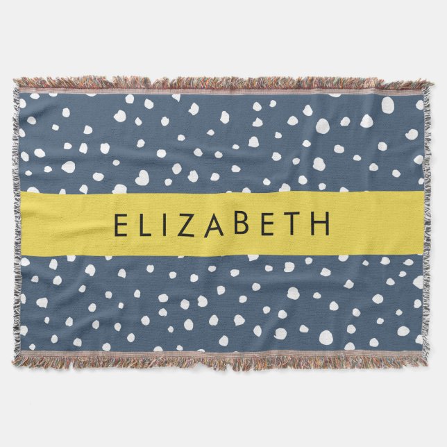 Blauer Dalmatiner Punkte, Punkte, Punkte, Punkte,  Decke (Vorderseite)