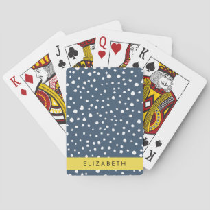 Blauer Dalmatiner Punkte, Punkte, Punkte, Punkte, Spielkarten
