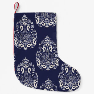 Blauer Damastenmaus Kleiner Weihnachtsstrumpf