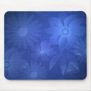 Blauer Deko Mousepad