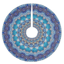 Blauer Dekorativer Baumschurz