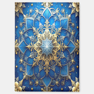 Blauer Dekorativer Weihnachtsmagnet Magnet