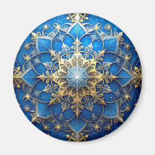 Blauer dekorativer Weihnachtsmagnet Magnet