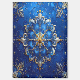 Blauer Dekorativer Weihnachtsmagnet Magnet