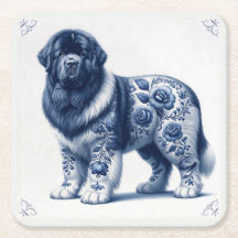 Blauer Delft Landseer Newfoundländer