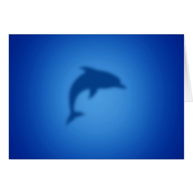 Blauer Delphin (Vorderseite (Horizontal))