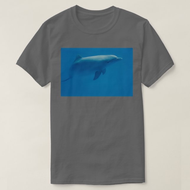 Blauer Delphin T-Shirt (Design vorne)