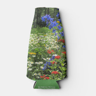 Blauer Delphinium Flaschenkühler