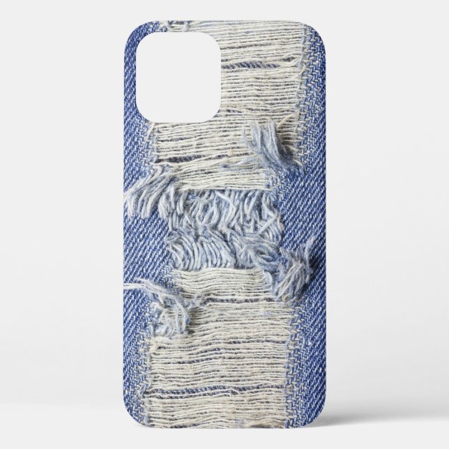 Blauer Denim: Jeans Textur. Case-Mate iPhone Hülle (Rückseite)