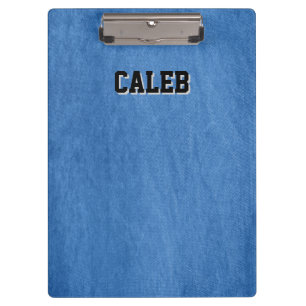 Blauer Denim Klemmbrett