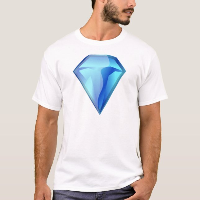 Blauer Diamant T-Shirt (Vorderseite)