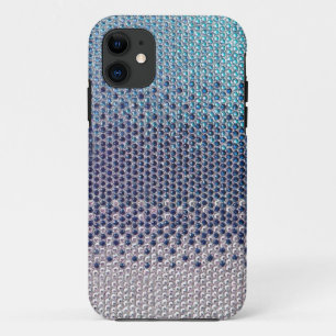 Blauer diamante de imitación-Glitzer Bling iPhone Case-Mate iPhone Hülle