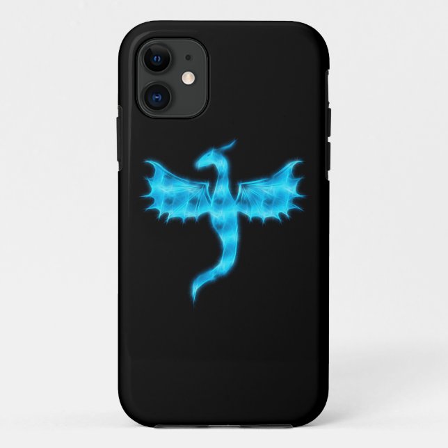 Blauer Drache Case-Mate iPhone Hülle (Rückseite)