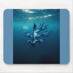 Blauer Drache des Meeres Mousepad