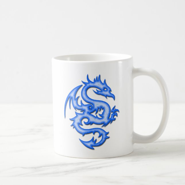 BLAUER DRACHE KAFFEETASSE (Rechts)