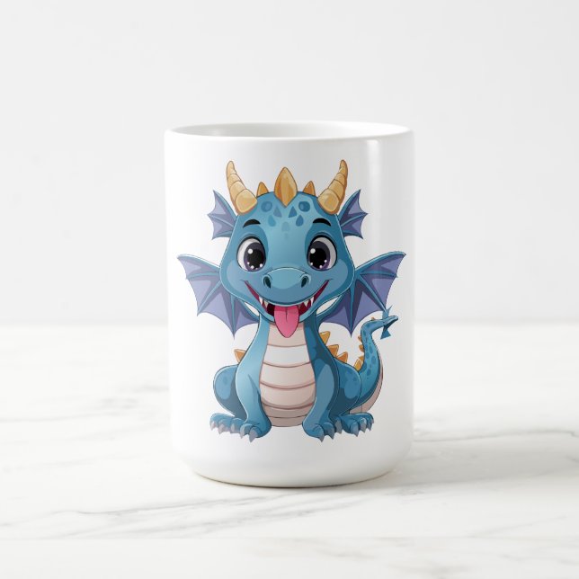blauer Drache Kaffeetasse (Mittel)